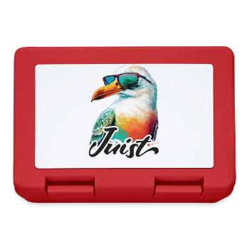Juist holiday cool colorful seagull with sunglasses - Lunchbox - red - Front