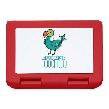 Remenber the Dodo Bird from Mauritius - Lunchbox - red - Front
