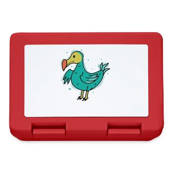 cute dodo bird from Mauritius - Lunchbox - red - Front