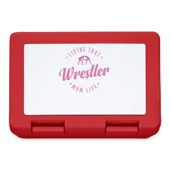 Living that Wrestler Mom Life Show Fight - Lunchbox - red - Front