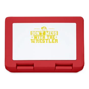 Don't Mess with the Wrestler Show Fight - Lunchbox - red - Front