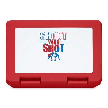 Shoot your Shot Wrestling Show Fight - Lunchbox - red - Front