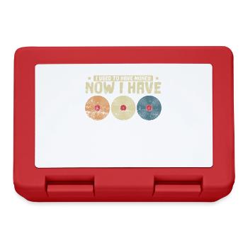I used to have Money now I have Vinyls - Lunchbox - red - Front