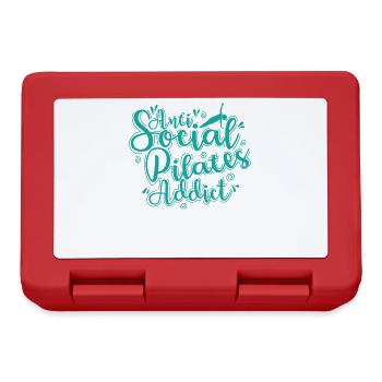 Anti Social Pilates Addict Powerhouse - Lunchbox - red - Front