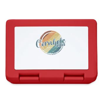 Cornhole Vibes Game Hobby - Lunchbox - red - Front