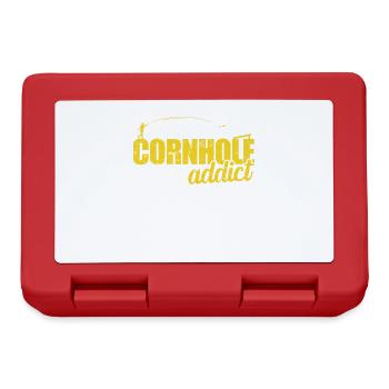 Cornhole addict game leisure hobby - Lunchbox - red - Front