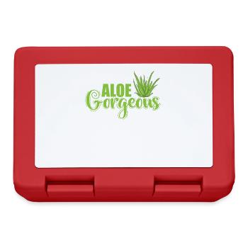 Aloe Gorgeous Aloe Vera Cream Cosmetics - Lunchbox - red - Front