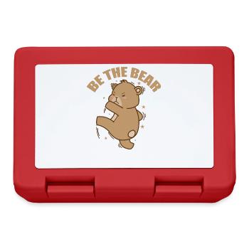 Be the Bear Forest Animal - Lunchbox - red - Front