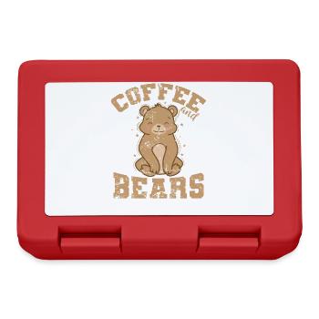 Coffee and Bears Forest Animal - Lunchbox - red - Front