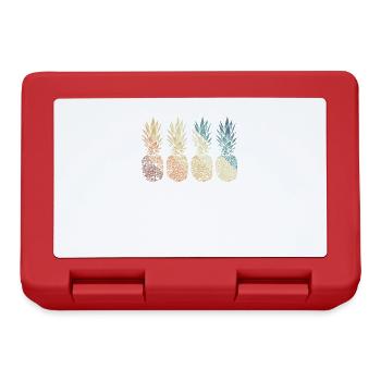 Pineapple sweet fruit tropical - Lunchbox - red - Front