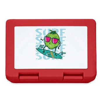 Surf Surf Surf Cocotier Exotique - Boîte à goûter - rouge - Devant