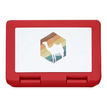 Camel Dromedary Caravan Hump Desert - Lunchbox - red - Front