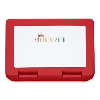 Photographer Images Camera Photo - Lunchbox - red - Front