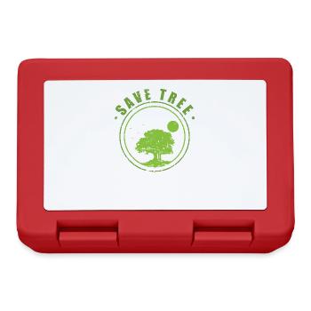 Save Tree Nature Forests Leaves Environment - Lunchbox - red - Front