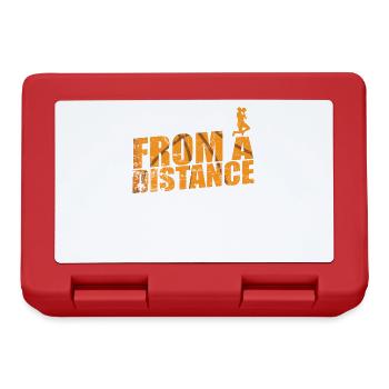 From a Distance Basketball - Lunchbox - red - Front