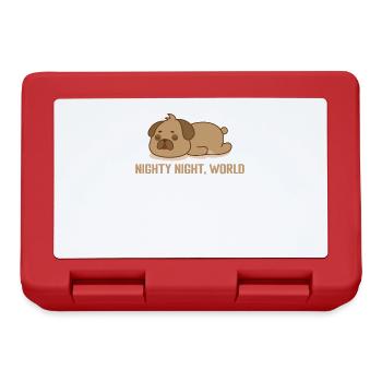 Nighty Night, World Pajamas Pajamas - Lunchbox - red - Front