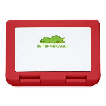 Napping Ambassador Pajamas Pajamas - Lunchbox - red - Front