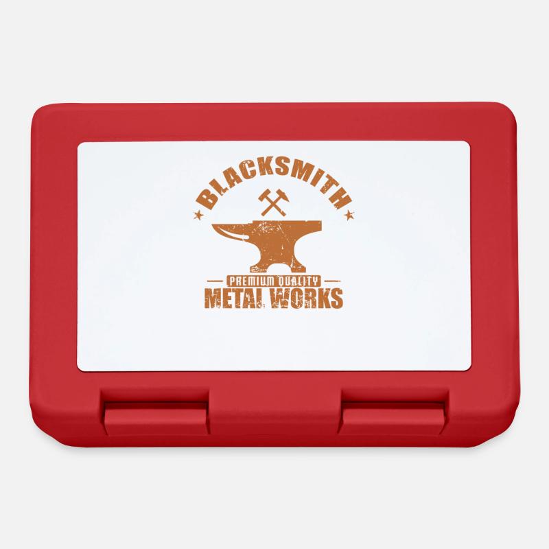 Blacksmith Premium Quality Metal Works - Brotdose - Rot