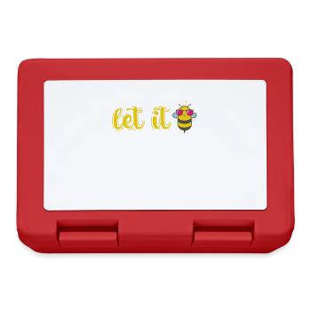 Let it bee animals nature - Lunchbox - red - Front
