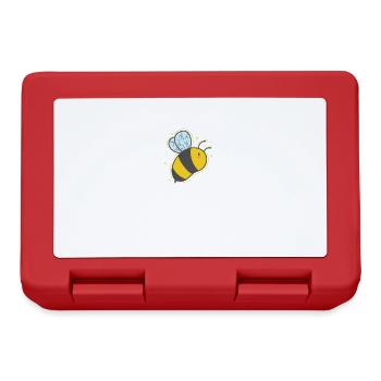 bee honey animals nature beekeeper - Lunchbox - red - Front
