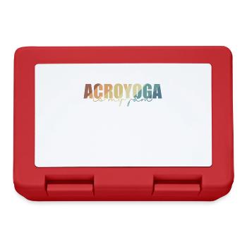 Acroyoga is my Jam Fitness Sport Balance - Lunchbox - red - Front