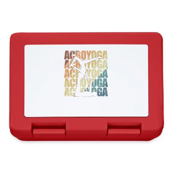 Acroyoga Sport Fitness Balance - Lunchbox - red - Front