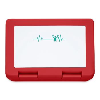 Heartbeat Line Water Aerobics Sport - Lunchbox - red - Front