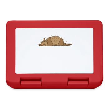 Armadillo Mammal Desert États-Unis - Boîte à goûter - rouge - Devant