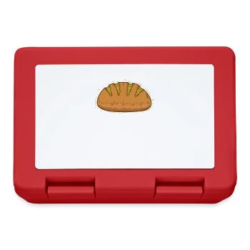 Bread Dough Baker Food - Lunchbox - red - Front
