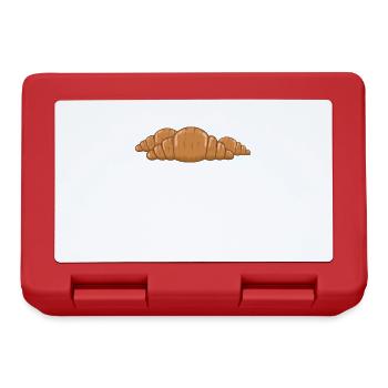 french croissant baker - Lunchbox - red - Front