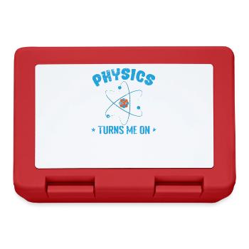 La physique m’excite sur Studium - Boîte à goûter - rouge - Devant