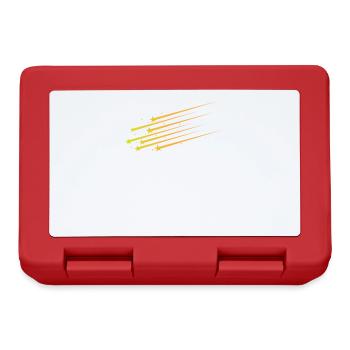 Shooting Star, Tail, Space - Lunchbox - red - Front