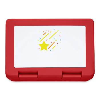 Étoile, Ciel Nocturne, Terre - Boîte à goûter - rouge - Devant
