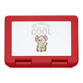 My Mouse Thinks I'm Cool Rodent Cheese - Lunchbox - red - Front