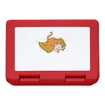 Mouse Under The Blanket Nature Pet - Lunchbox - red - Front