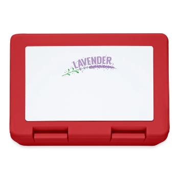 Blossom Lavender Plant Garden - Lunchbox - red - Front