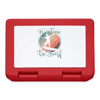 It's Time to Surf Sport Water - Lunchbox - red - Front