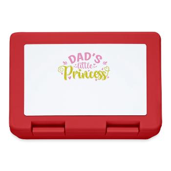 Dad's little Princess - Lunchbox - red - Front