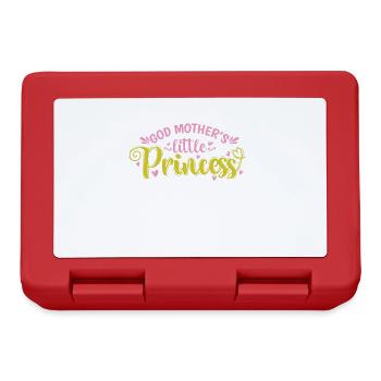 La petite princesse de la marraine Mère - Boîte à goûter - rouge - Devant