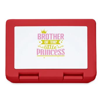 Brother of the little Princess - Lunchbox - red - Front
