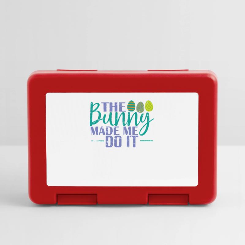 The Bunny Made me do it Easter Easter Eggs Lunchbox