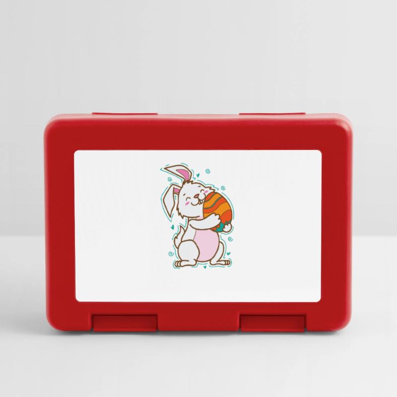 Easter bunny with an Easter egg Lunchbox