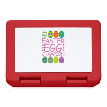 Easter Egg Champion Osterhase - Brotdose - Rot - Vorne