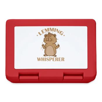Lemming Whisperer Rodent - Lunchbox - red - Front