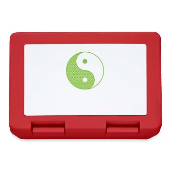 Contraste entre le yin et le yang - Boîte à goûter - rouge - Devant