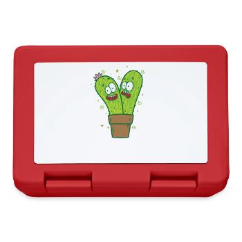 Cacti Plants Nature - Lunchbox - red - Front