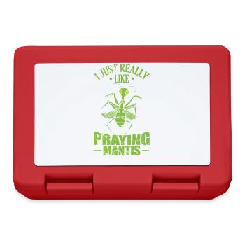 I just really like praying Mantis - Brotdose - Rot - Vorne