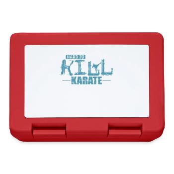 Arts martiaux de karaté difficiles à tuer - Boîte à goûter - rouge - Devant