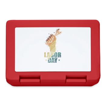 Héros de la fête du Travail en Amérique - Boîte à goûter - rouge - Devant