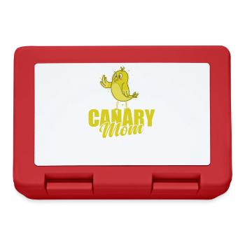 Canary Bird Mom - Lunchbox - red - Front